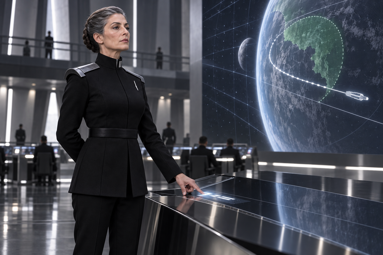 The liaison authorizing a classified operation from Earth 3